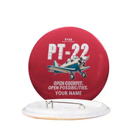 Thumbnail for Ryan PT-22 Recruit - Cartoon + Name - Pin - Red