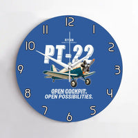 Thumbnail for Ryan PT-22 Recruit - Cartoon - No Frame - Blue