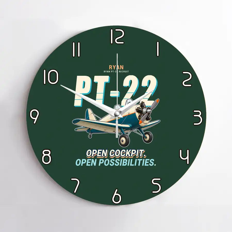 Ryan PT-22 Recruit - Cartoon - No Frame - Dark Green