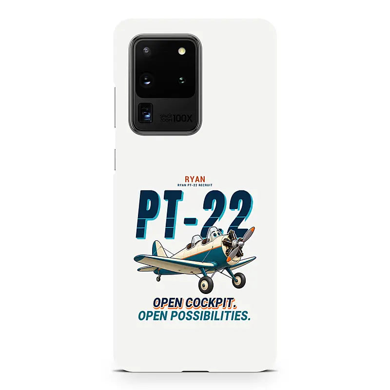 Ryan PT-22 Recruit - Cartoon - Samsung Case - White