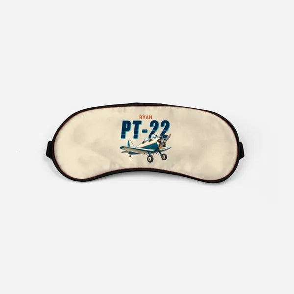 Ryan PT-22 Recruit - Cartoon - Sleep Mask - Beige