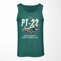 Thumbnail for Ryan PT-22 Recruit - Cartoon - Tank Top - Green