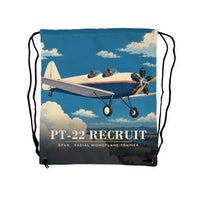 Thumbnail for Ryan PT-22 Recruit - Drawstring Bag - 3D Scene