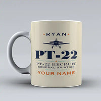 Thumbnail for Ryan PT-22 Recruit - Heritage + Name - Mug - Beige