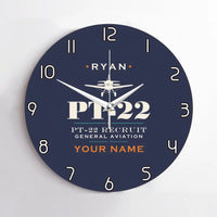 Thumbnail for Ryan PT-22 Recruit - Heritage + Name - No Frame - Navy Blue