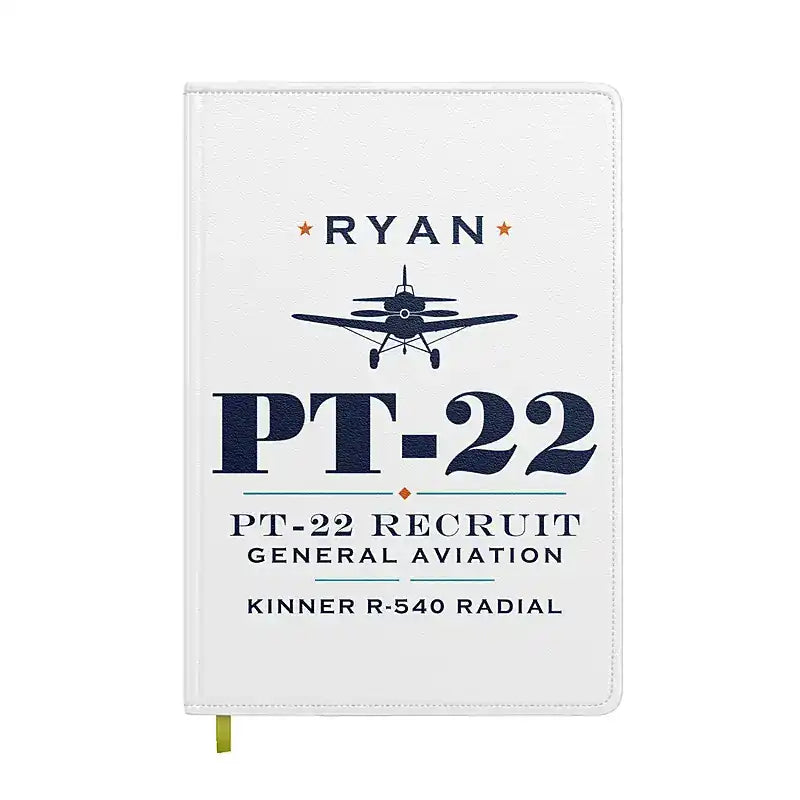 Ryan PT-22 Recruit - Heritage - Notebook - White