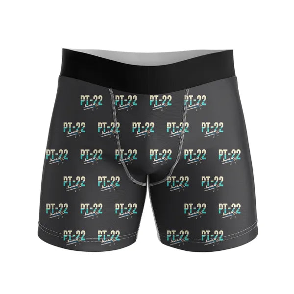 Ryan PT-22 Recruit - Men Boxers - Original Pattern - Black