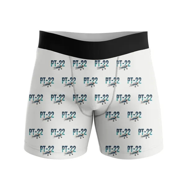 Ryan PT-22 Recruit - Men Boxers - Original Pattern - White