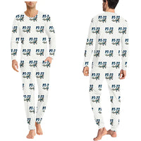 Thumbnail for Ryan PT-22 Recruit - Men Pajamas - Cartoon Pattern - White
