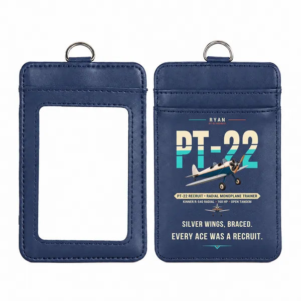 Ryan PT-22 Recruit - Original - ID Card Holder - Navy Blue