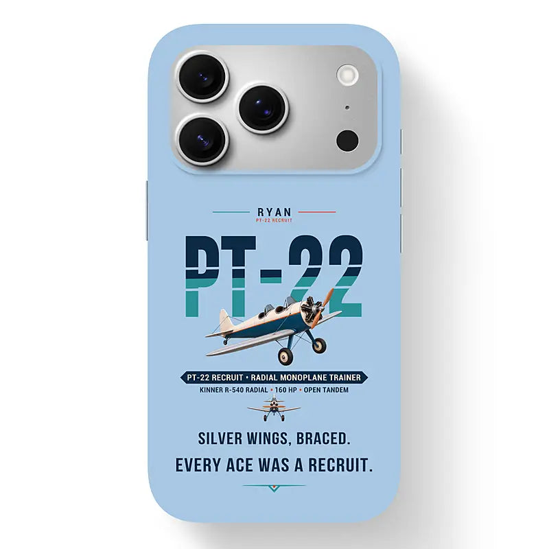 Ryan PT-22 Recruit - Original - MagSafe iPhone 17 Pro - Light Blue