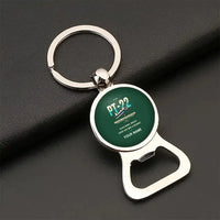 Thumbnail for Ryan PT-22 Recruit - Original + Name - Bottle Opener Key Chain - Dark Green