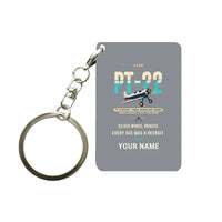 Thumbnail for Ryan PT-22 Recruit - Original + Name - Key Chain - Gray
