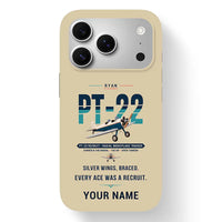 Thumbnail for Ryan PT-22 Recruit - Original + Name - MagSafe iPhone 17 Pro - Beige