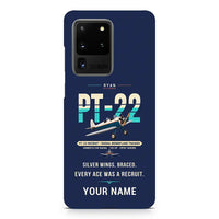 Thumbnail for Ryan PT-22 Recruit - Original + Name - Samsung Case - Navy Blue