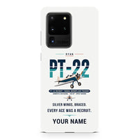 Thumbnail for Ryan PT-22 Recruit - Original + Name - Samsung Case - White