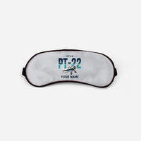 Thumbnail for Ryan PT-22 Recruit - Original + Name - Sleep Mask - Light Gray