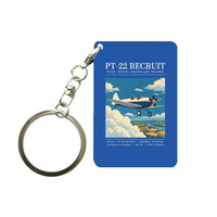 Thumbnail for Ryan PT-22 Recruit - Poster - Key Chain - Blue