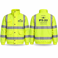Thumbnail for Ryan PT-22 Recruit Reflective Winter Jackets - Heritage - Fluorescent Yellow