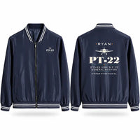Thumbnail for Ryan PT-22 Recruit Stylish Jackets - Baseball Collar - Heritage - Navy Blue