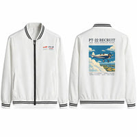 Thumbnail for Ryan PT-22 Recruit Stylish Jackets - Baseball Collar - Poster - White