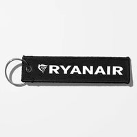 Thumbnail for Ryanair Airlines Crew & Staff Tag Key Chains - Black