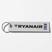Thumbnail for Ryanair Airlines Crew & Staff Tag Key Chains - White - Crew