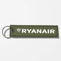 Thumbnail for Ryanair Airlines Crew & Staff Tag Key Chains - Green Army