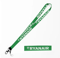 Thumbnail for Ryanair Airlines lanyard - green