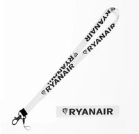 Thumbnail for Ryanair Airlines lanyard - white