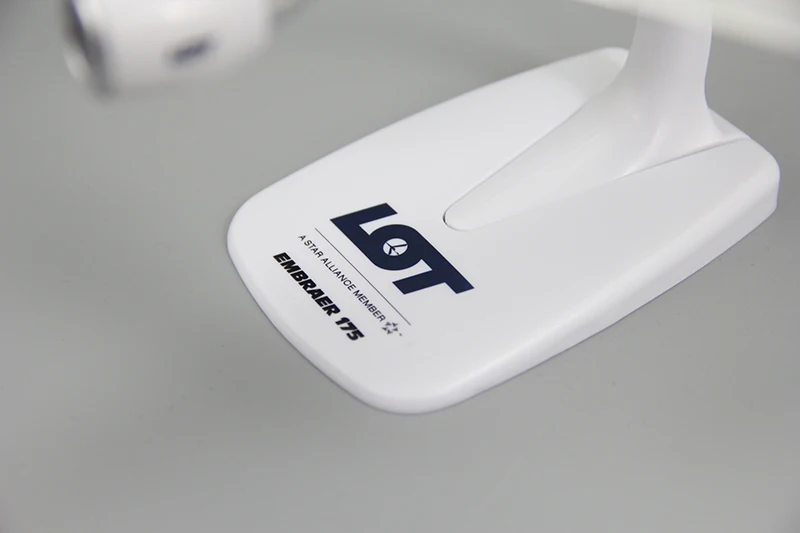 LOT Polish Air E175 E-175 Airplane Model (1/100 Scale)