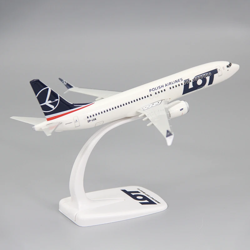 LOT POLISH Airlines Boeing 737MAX8 Airplane Model (1/200 Scale)