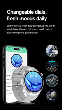 Thumbnail for WATCH GT4 Smart Watch: Unisex Design with 360*360 HD Screen, 150+ Sports Modes & Bluetooth Calling