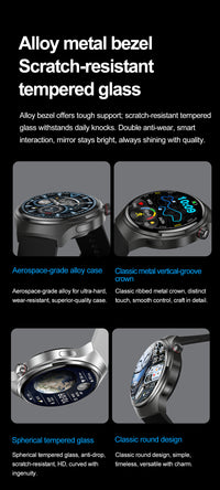 Thumbnail for WATCH GT4 Smart Watch: Unisex Design with 360*360 HD Screen, 150+ Sports Modes & Bluetooth Calling
