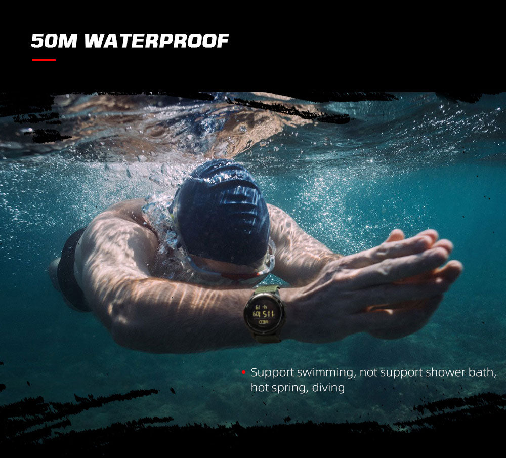 Outdoor Sports Electronic Waterproof Swimming Compass Watch