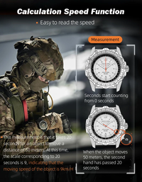Thumbnail for Digital Military Waterproof 50M Sport Wristwatches Solar Men's Watch