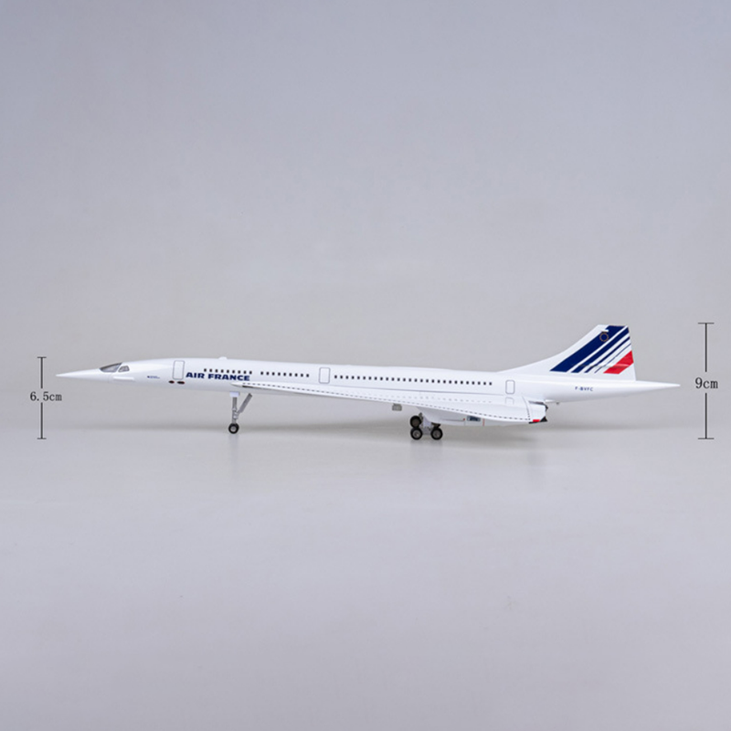 Air France Airline Concorde Airplane Model (1/125 Scale 50CM)