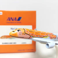 Thumbnail for Japan ANA Airlines Airbus A380 Turtle KaLa Airplane Model (14CM 1/500 Scale)