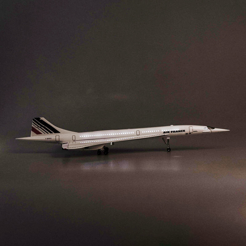 Air France Airline Concorde Airplane Model (1/125 Scale 50CM)