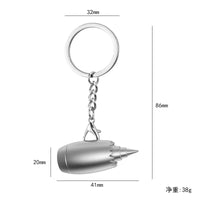 Thumbnail for Metal Aircraft Engine Key Chain - view 6