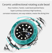 Thumbnail for Fashion Multifunctional Quartz Watch for Men Stainless steel Luminous Luxury Stainless