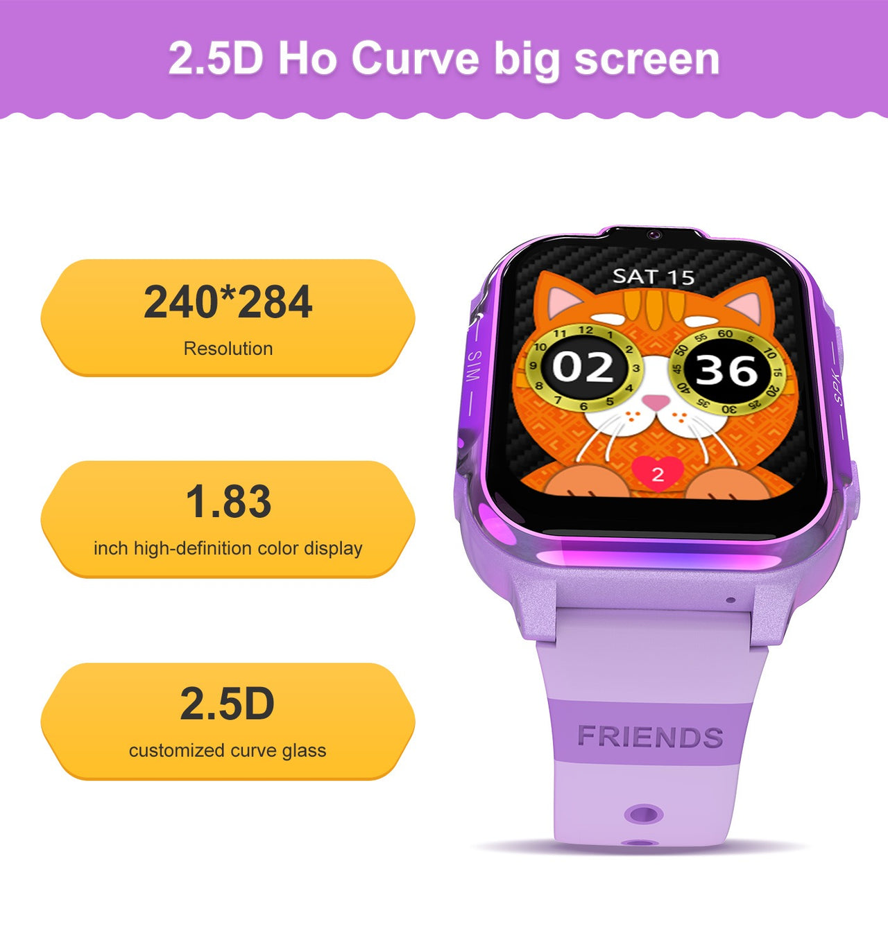 DH20 Children's Smart Watch: Full Netcom 4G, Video Calls, GPS Tracking & SIM Card Support for Students