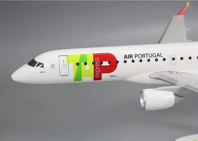 Portugal Airlines E195  E-195  Airplane Model (1/100 Scale)