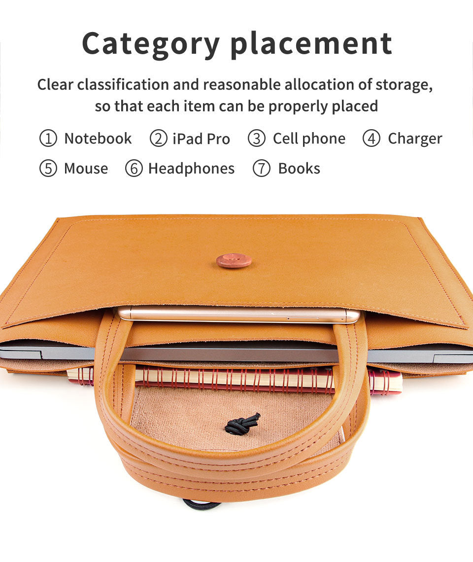 Lightweight Laptop Bag Large Capacity Business Bag