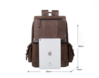 Thumbnail for Fashion Vintage PU Leather Men's Backpack