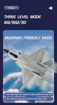 Thumbnail for Thelink FX9631 RC Plane 2.4G 4Channels Airplane J-35 Remote Control