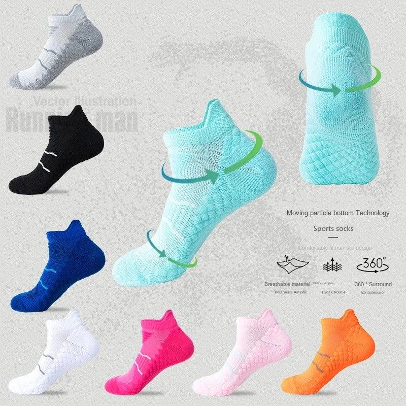 Anti Slip Breathable Moisture Sports  Running  Socks