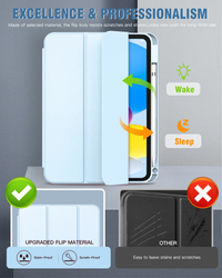 Thumbnail for Multifunctional Protective Case for iPad (Acrylic TPU, 3-fold)