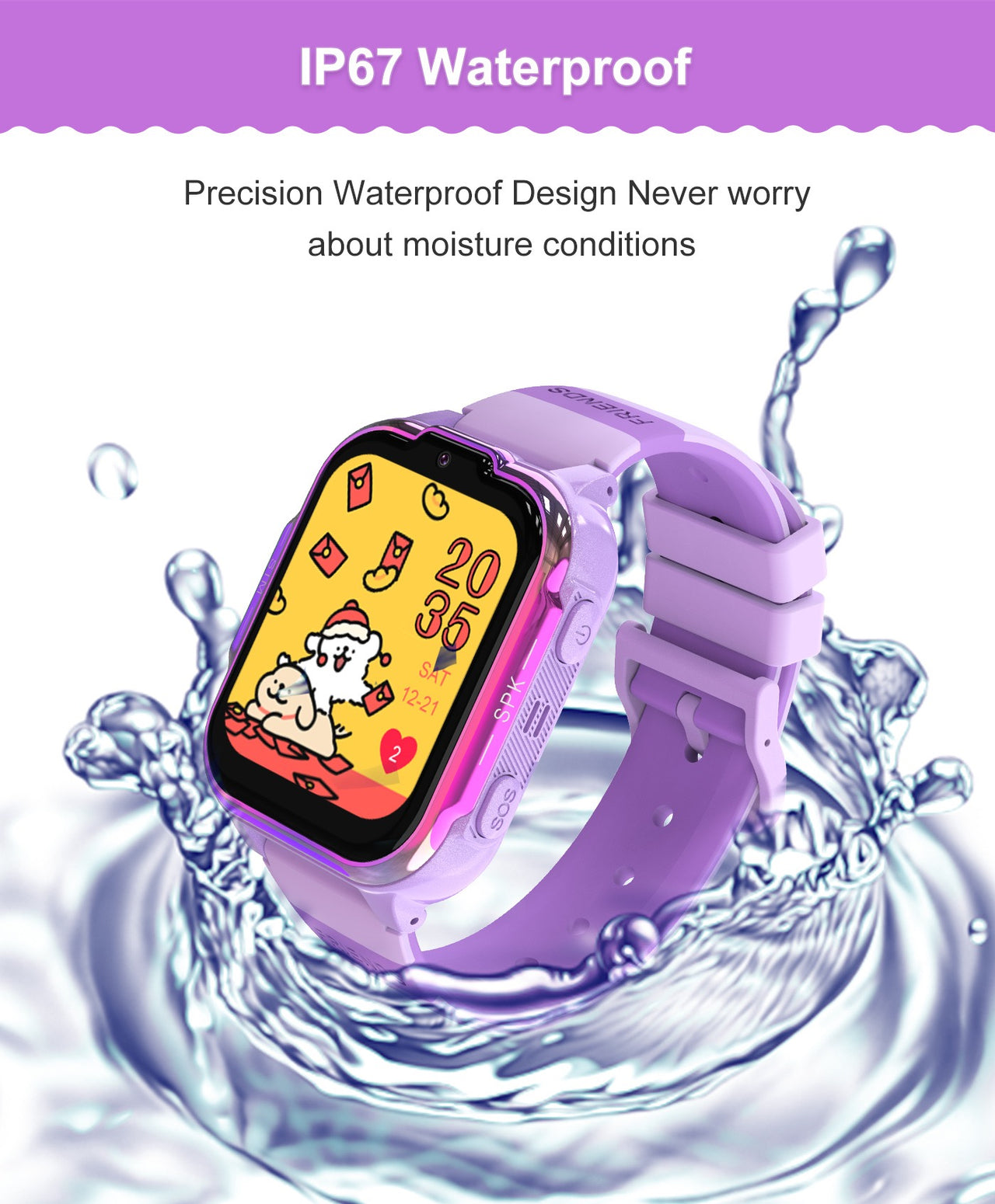 DH20 Children's Smart Watch: Full Netcom 4G, Video Calls, GPS Tracking & SIM Card Support for Students