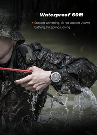 Thumbnail for Digital Military Waterproof 50M Sport Wristwatches Solar Men's Watch